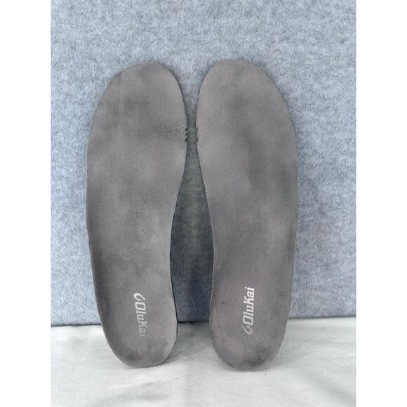 Olukai Men's sz 12 Nohea Mesh Grey Slip On Loafer Walking Fishing Outdoors Shoes - Picture 6 of 13